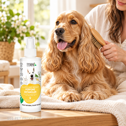 Pannatural Pets Fluffy & Bright Detangler 250 ml lifestyle image