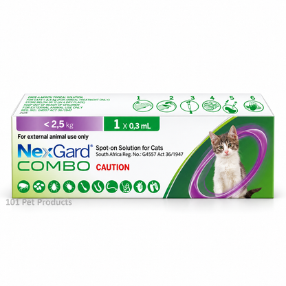 NexGard Combo Spot-On for Cats Under 2.5 kg (1 Pipette)