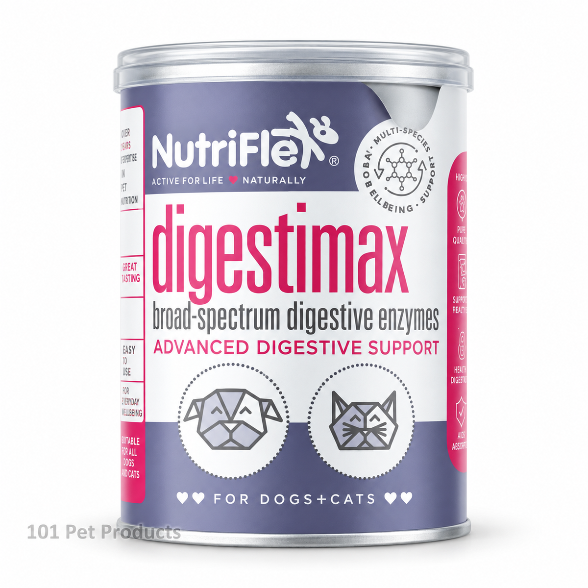 NutriFlex DigestiMax Probiotic & Digestive Enzyme Supplement (180 g)