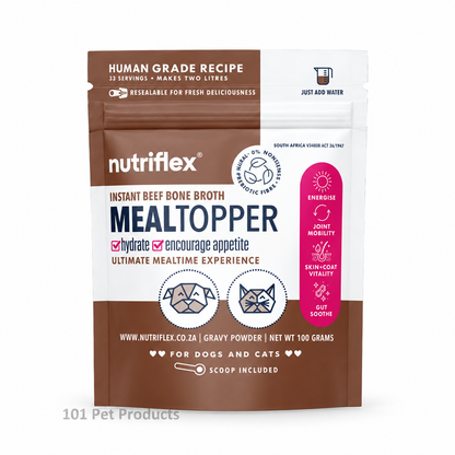 NutriFlex Bone Broth Gravy Meal Topper for Dogs (100 g)