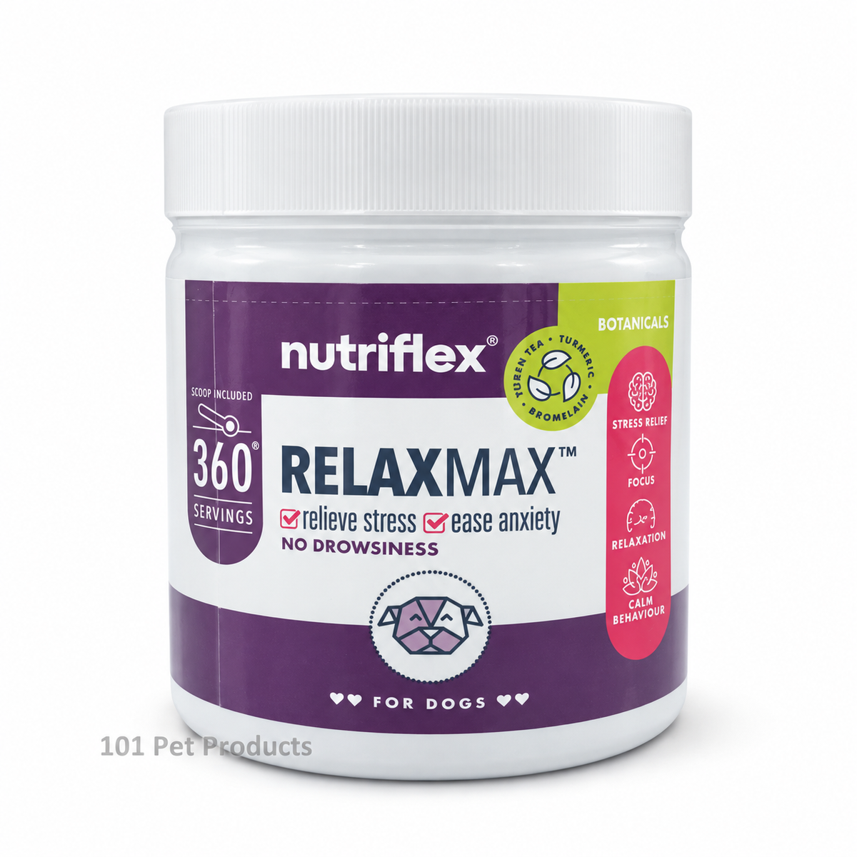 NutriFlex RelaxMax Calming Supplement for Dogs (180 g)