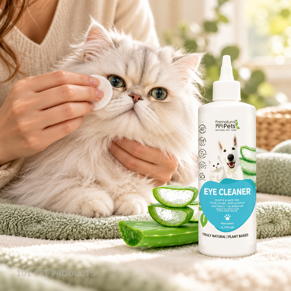 Pannatural Pets Pet Eye Cleanser 250 ml lifestyle image