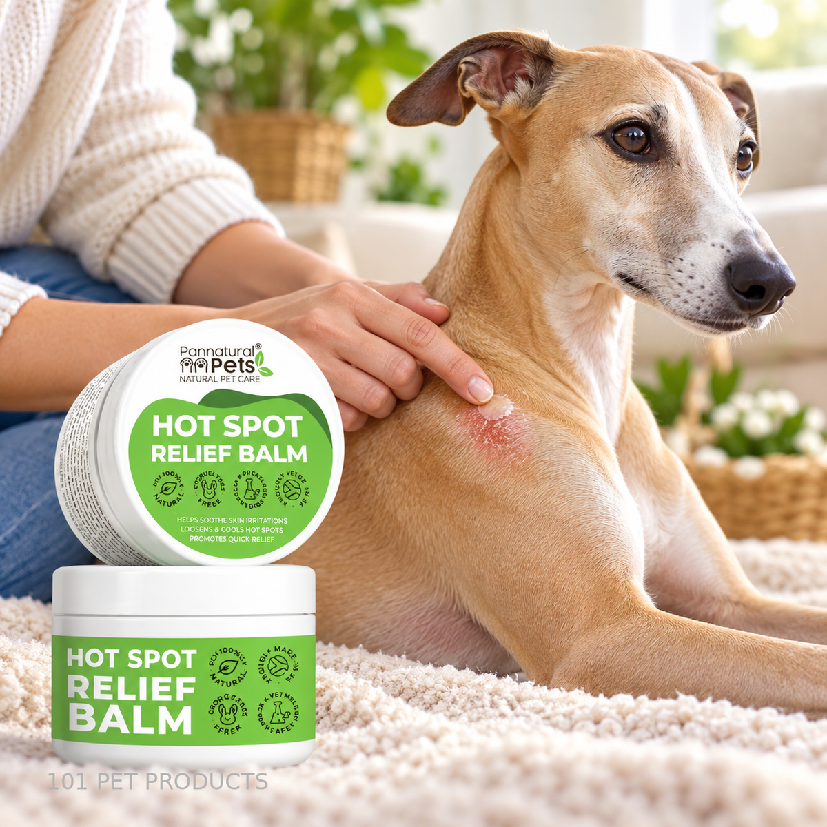 Pannatural Pets Dog Hot Spot Balm 50 ml lifestyle image
