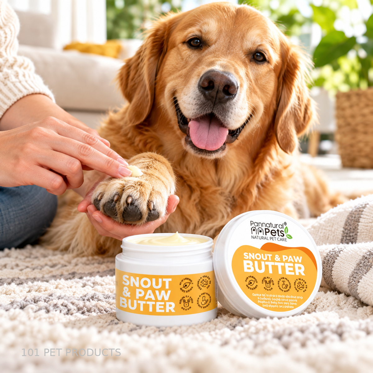 Pannatural Pets Snout & Paw Butter 50 ml lifestyle image