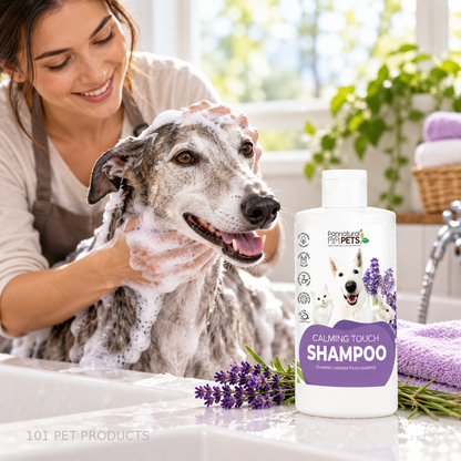 Pannatural Pets Calming Lavender Touch Shampoo – 500 ml lifestyle image