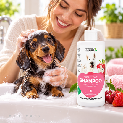 Pannatural Pets Puppy Love Shampoo – 500 ml lifestyle image
