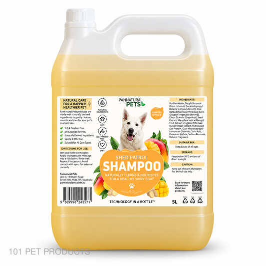 Pannatural Pets Shed Patrol Shampoo – 5 L
