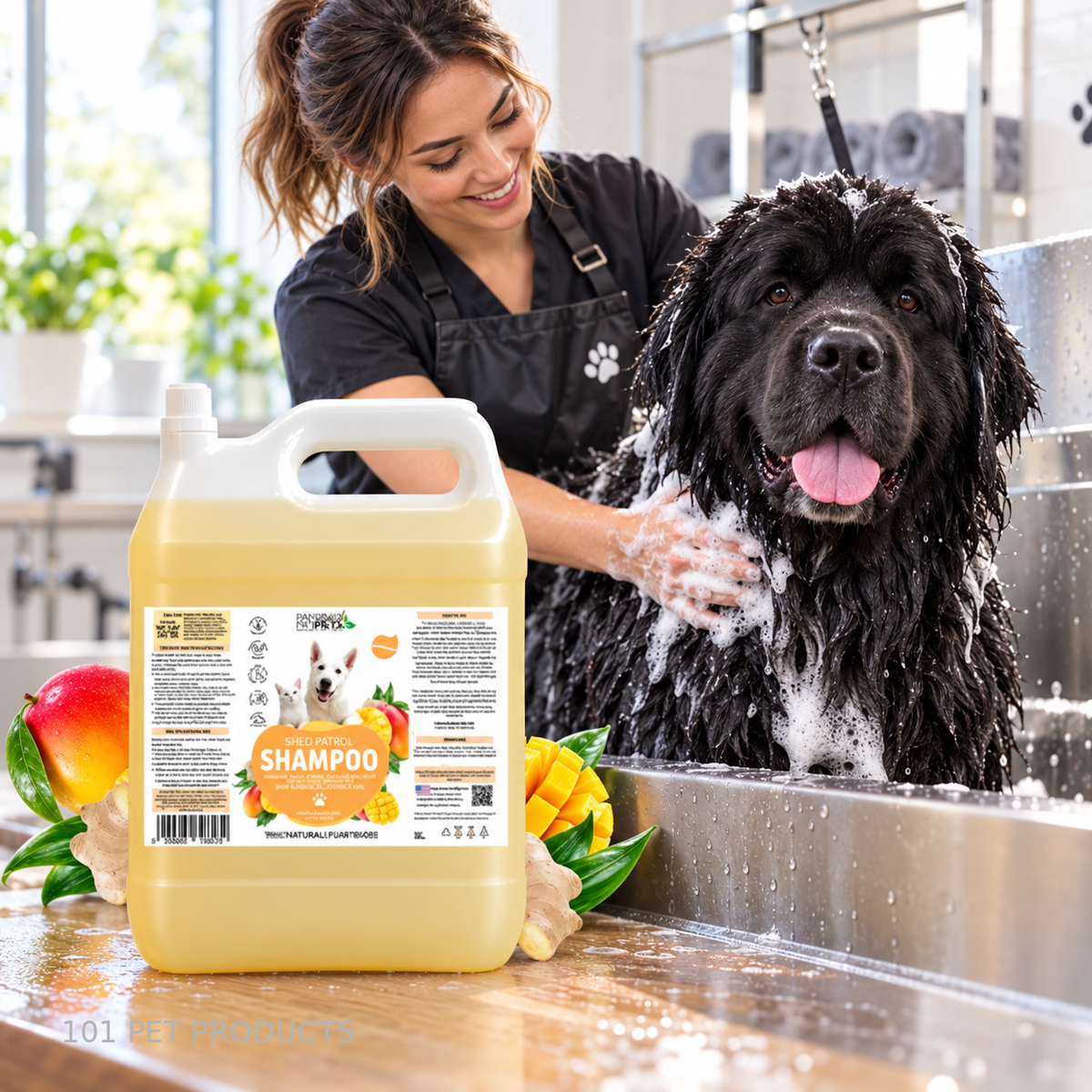 Pannatural Pets Shed Patrol Shampoo – 5 L lifestyle image