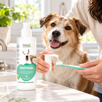 Pannatural Pets Clean Teeth Tooth Gel for Pets – 250 ml lifestyle image