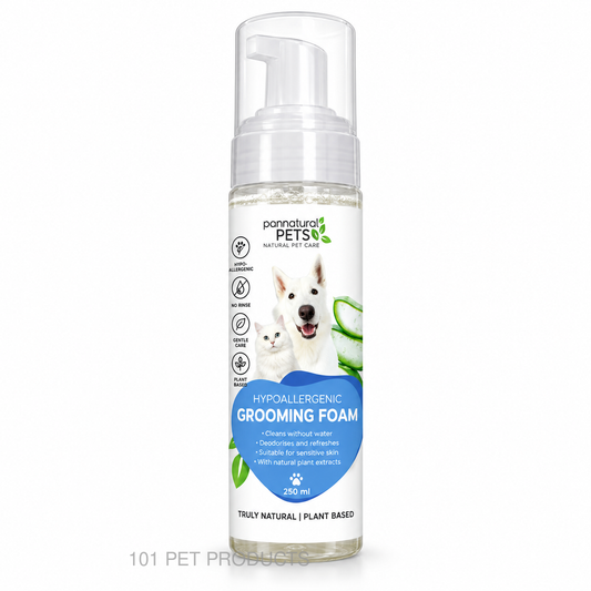 Pannatural Pets Hypoallergenic Waterless Grooming Foam – 250 ml