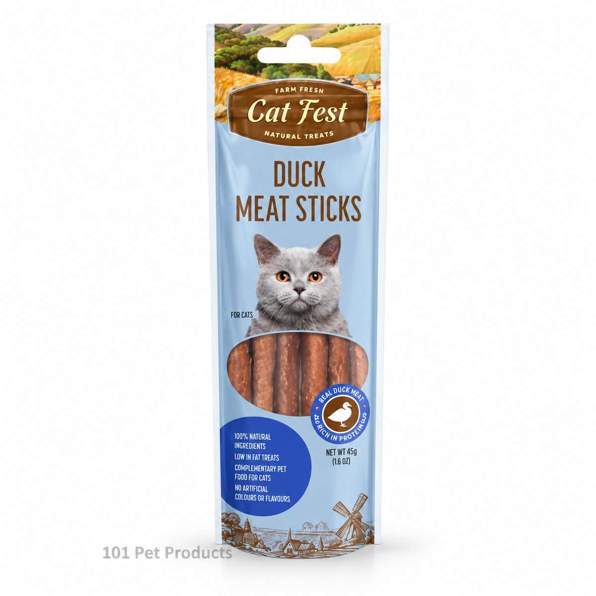 Cats Fest Duck Meat Sticks for Cats (45 g)