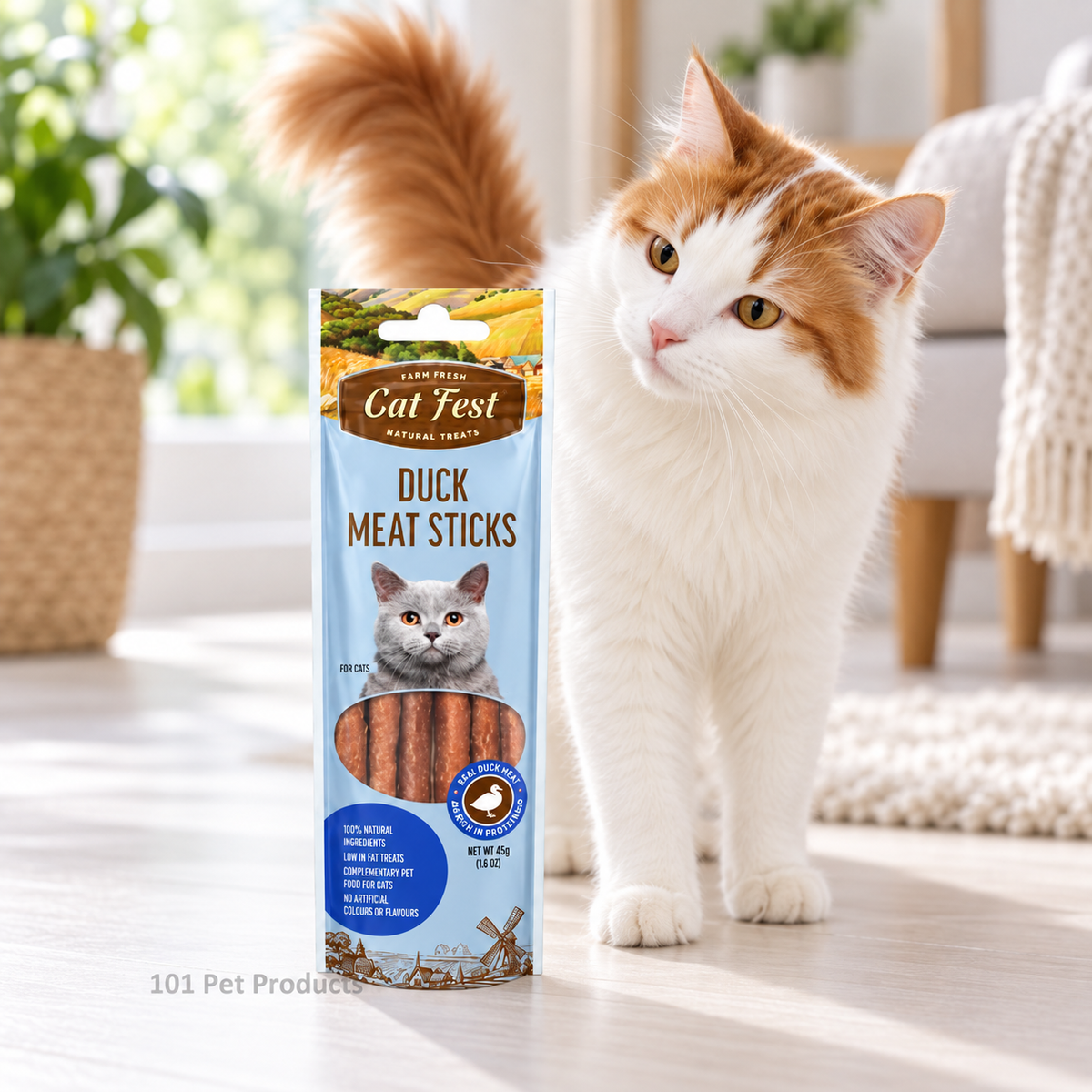 Cats Fest Duck Meat Sticks for Cats (45 g) lifestyle image