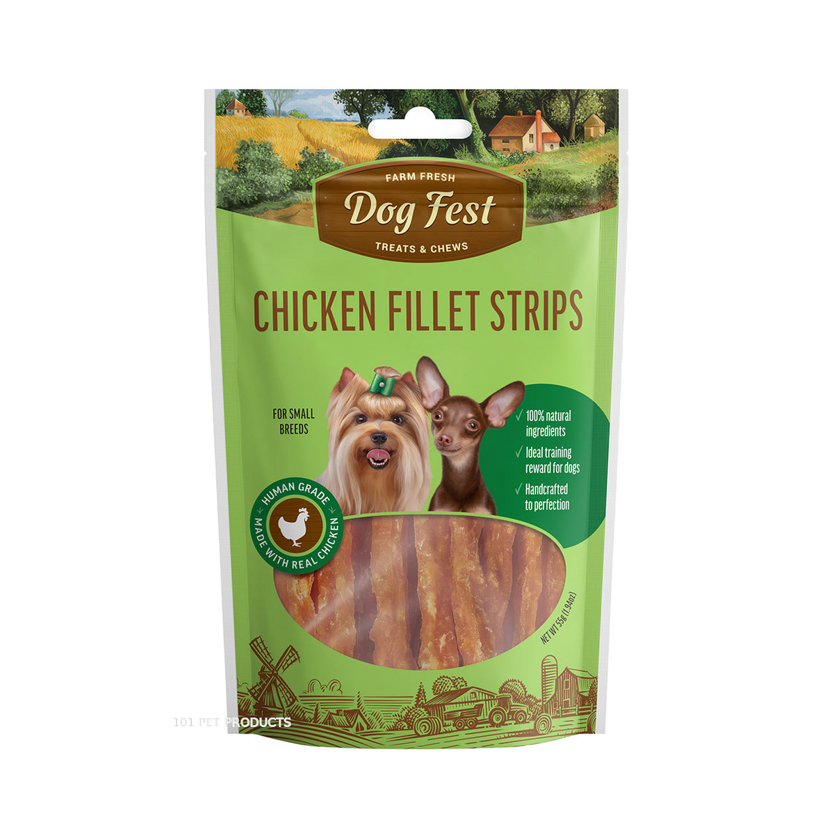 Dog Fest Chicken Fillet Strips for Small Breeds (55 g)