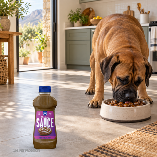 Sauce Sauce for Dogs - Boerewors lifestyle image