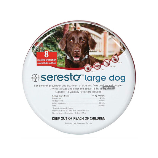 Seresto® Flea & Tick Collar for Dogs >8kg (Red)