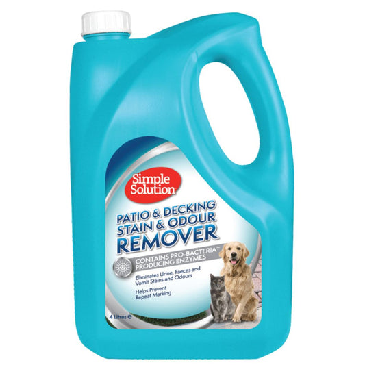 Simple Solution Patio & Decking Stain & Odour Remover – 4L