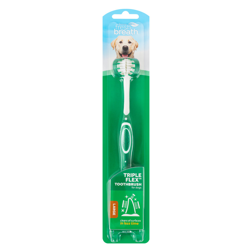 Triple Flex Toothbrush For Dogs - Large