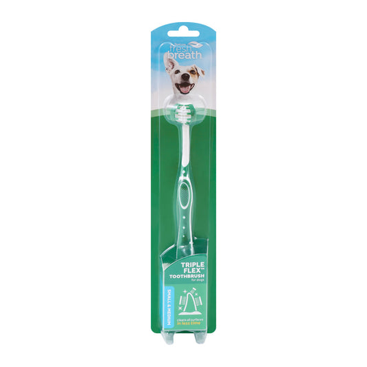 Triple Flex Toothbrush For Small Dogs