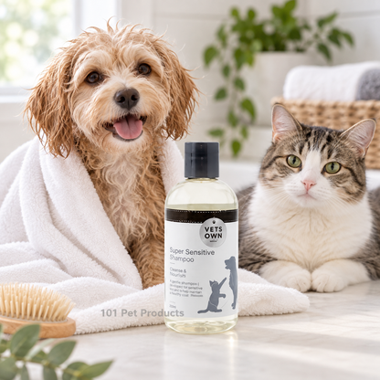 VetsOwn Super Sensitive Shampoo for Dogs & Cats (250 ml)