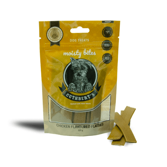 Cuthberts Moisty Bites - Chicken Flatties (120g/500g)