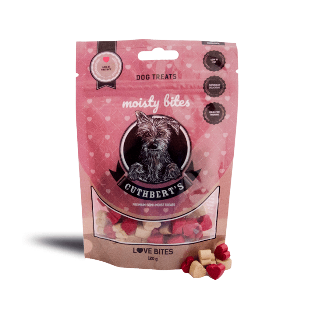 Cuthberts Moisty Bites - Love Bites (120g/500g)