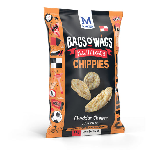 Montego Bags O' Wags Chippies Cheddar Cheese Flavour (28g)