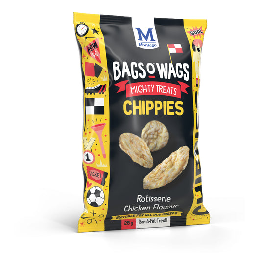 Montego Bags O' Wags Chippies Rotisserie Chicken Flavour (28g)